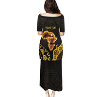 Africa Day Personalized Family Matching Puletasi and Hawaiian Shirt Ethnic Retro Style - Wonder Print Shop