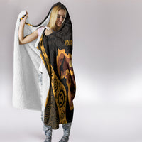 Africa Day Personalized Hooded Blanket Ethnic Retro Style