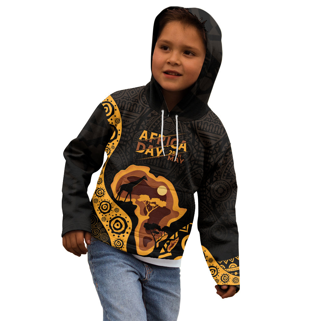 Africa Day Personalized Kid Hoodie Ethnic Retro Style - Wonder Print Shop