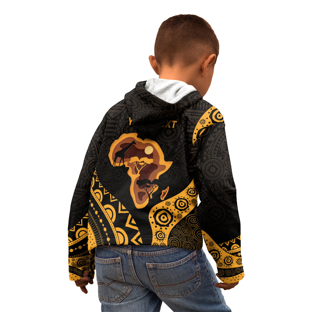 Africa Day Personalized Kid Hoodie Ethnic Retro Style - Wonder Print Shop