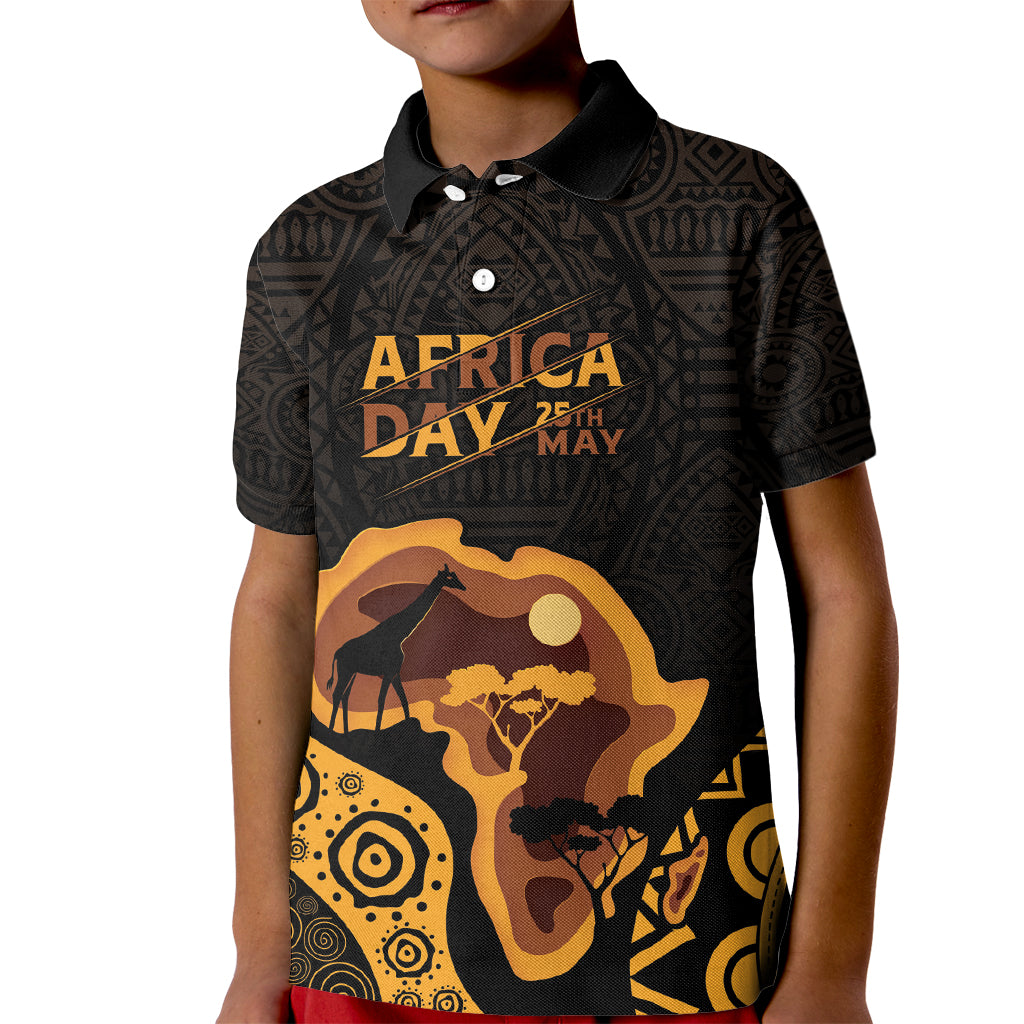 Africa Day Personalized Kid Polo Shirt Ethnic Retro Style - Wonder Print Shop