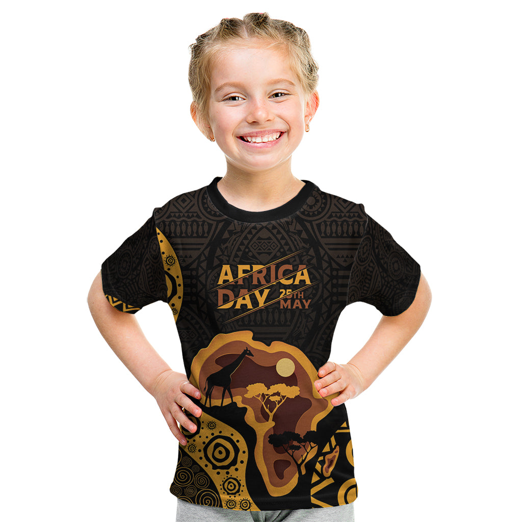 Africa Day Personalized Kid T Shirt Ethnic Retro Style - Wonder Print Shop