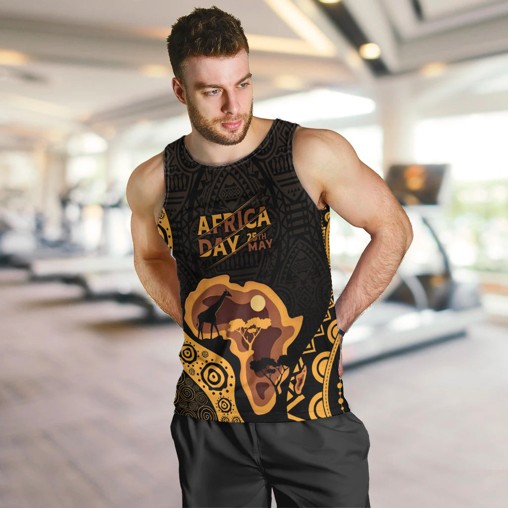 Africa Day Personalized Men Tank Top Ethnic Retro Style - Wonder Print Shop