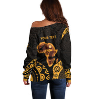 Africa Day Personalized Off Shoulder Sweater Ethnic Retro Style - Wonder Print Shop