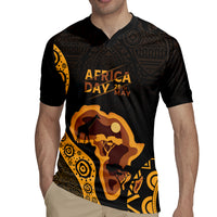 Africa Day Personalized Rugby Jersey Ethnic Retro Style - Wonder Print Shop