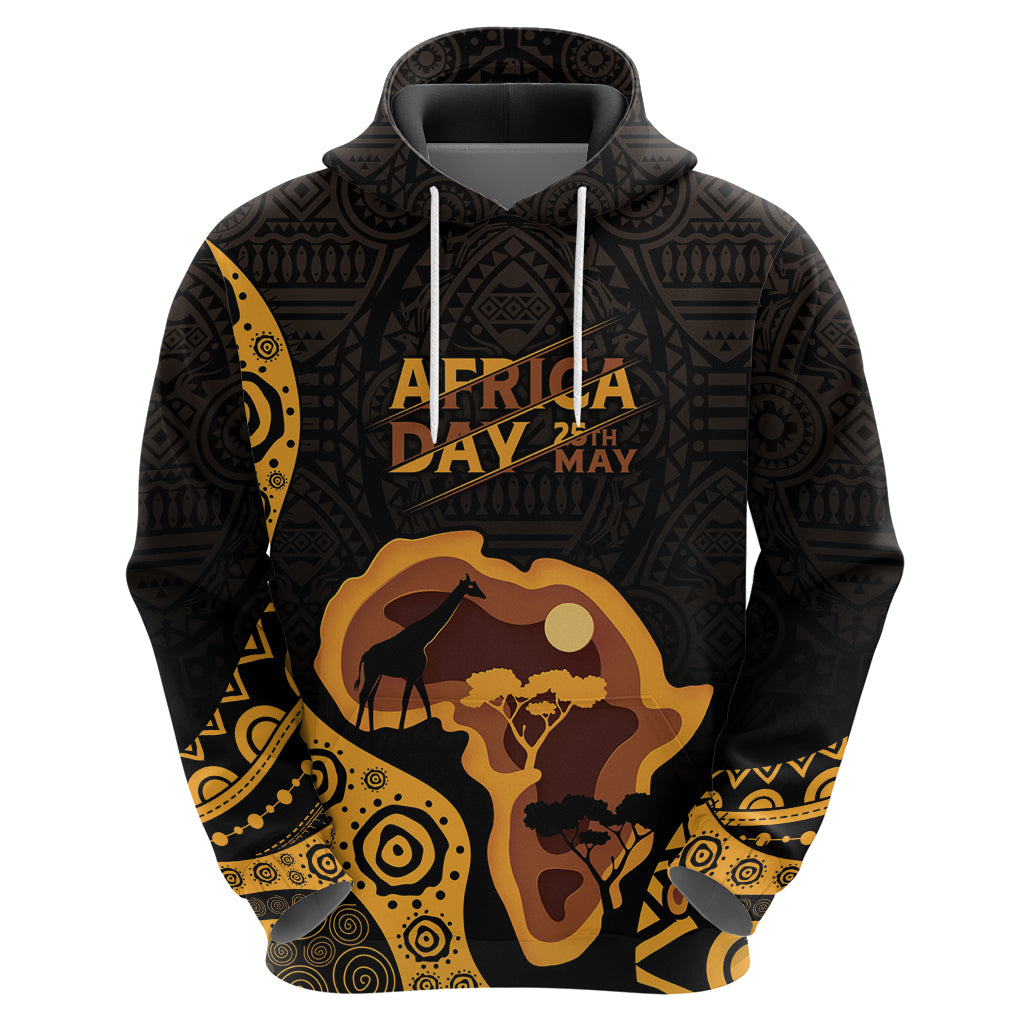 Africa Day Personalized Zip Hoodie Ethnic Retro Style - Wonder Print Shop