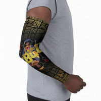 HBCU Grad Personalized Queen Poker Card Arm Sleeves Golden Pattern