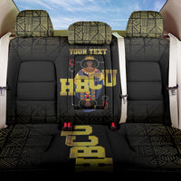 HBCU Grad Personalized Queen Poker Card Back Car Seat Cover Golden Pattern