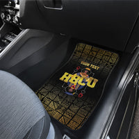 HBCU Grad Personalized Queen Poker Card Car Mats Golden Pattern