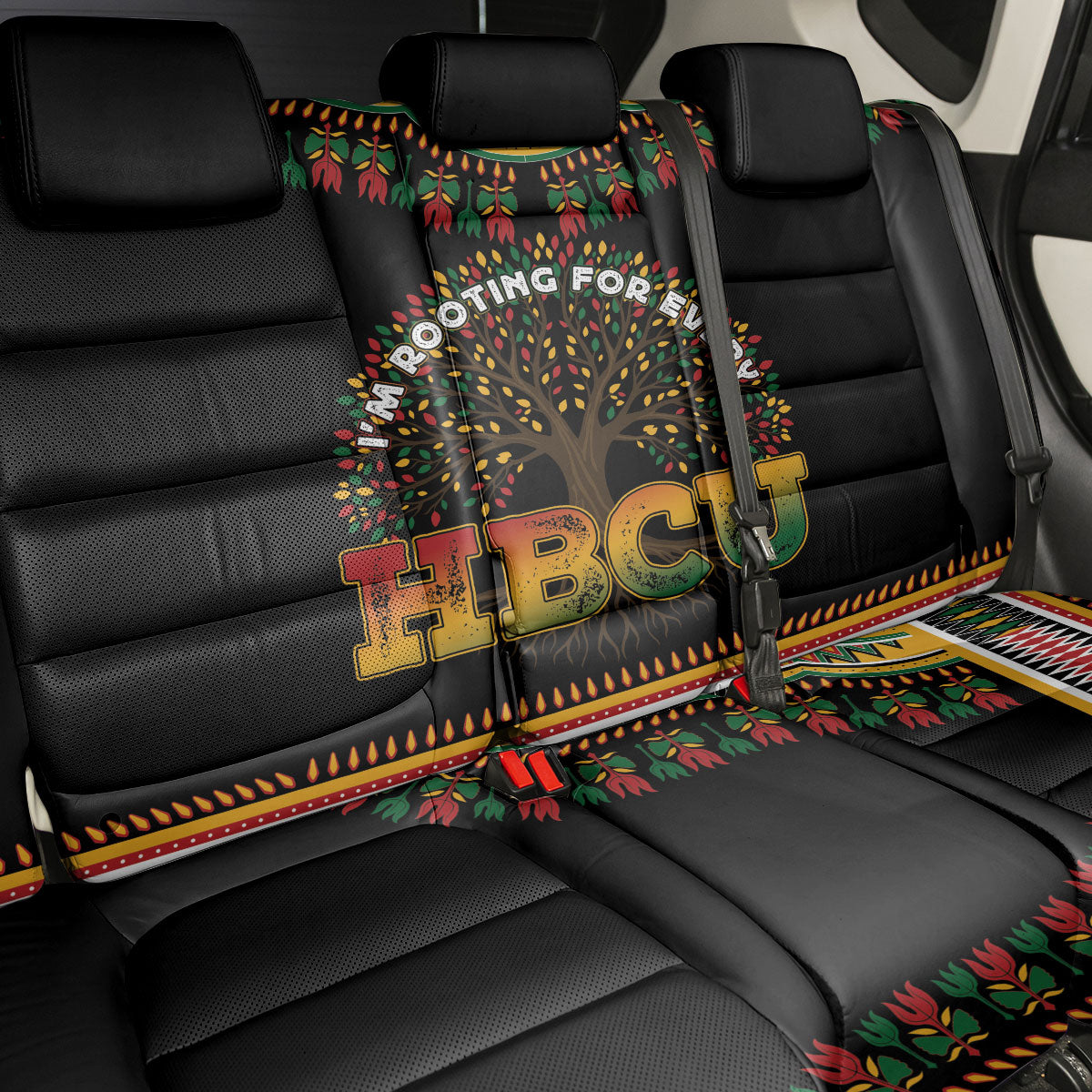 I'm Rooting For Every HBCU Dashiki Style Back Car Seat Cover