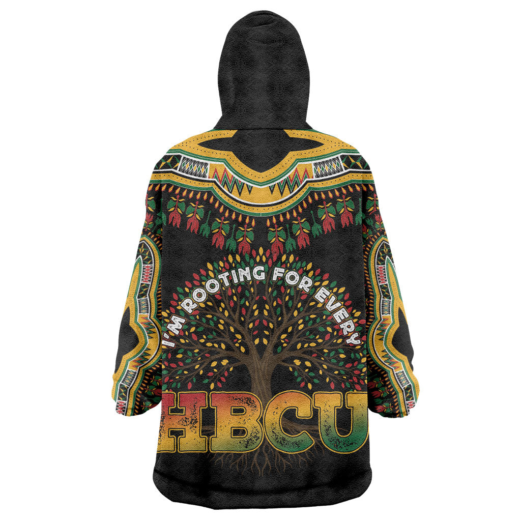 I'm Rooting For Every HBCU Dashiki Style Kid Wearable Blanket Hoodie