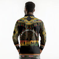 I'm Rooting For Every HBCU Dashiki Style Long Sleeve Polo Shirt