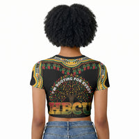I'm Rooting For Every HBCU Dashiki Style Raglan Cropped T shirt