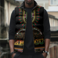 I'm Rooting For Every HBCU Dashiki Style Sleeveless Puffer Jacket