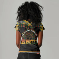 I'm Rooting For Every HBCU Dashiki Style Women V-Neck T-Shirt