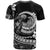 Polynesian Plumeria T Shirt Ride The Waves - Black - Wonder Print Shop