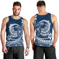 polynesian-plumeria-men-tank-top-ride-the-waves-navy-blue