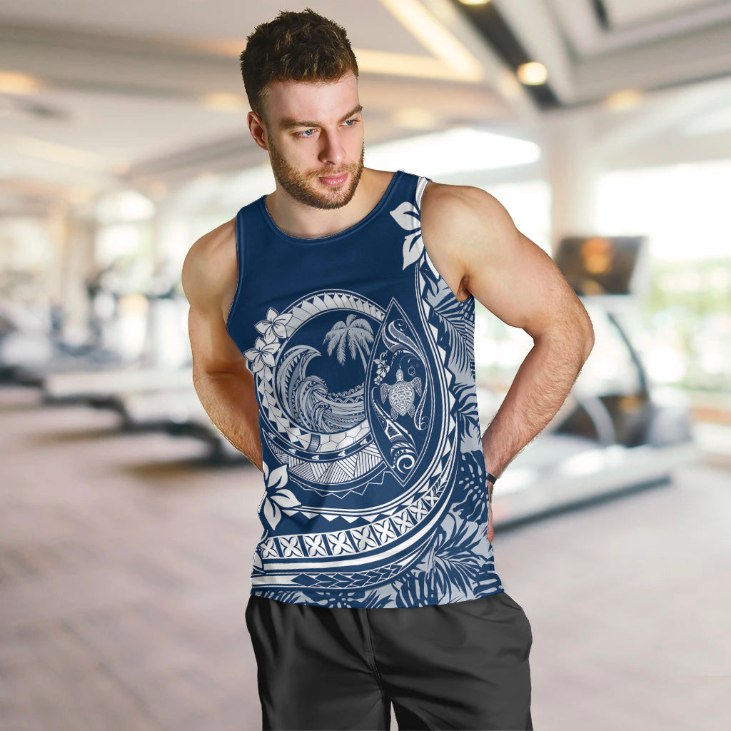 polynesian-plumeria-men-tank-top-ride-the-waves-navy-blue