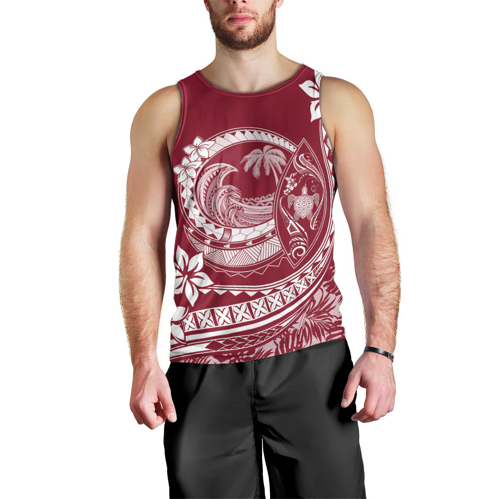 polynesian-plumeria-men-tank-top-ride-the-waves-burgundy
