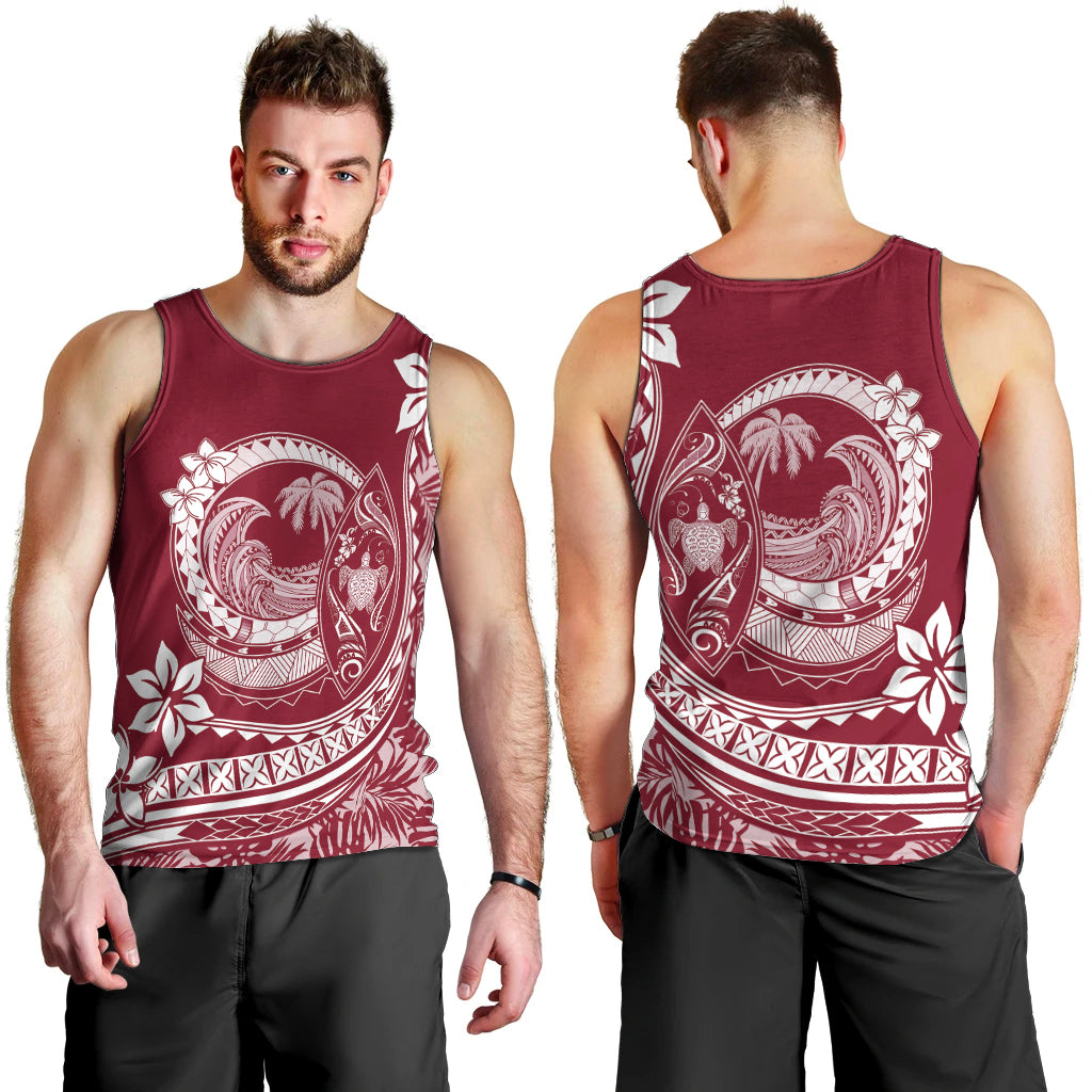 polynesian-plumeria-men-tank-top-ride-the-waves-burgundy