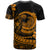 Polynesian Plumeria T Shirt Ride The Waves - Orange - Wonder Print Shop