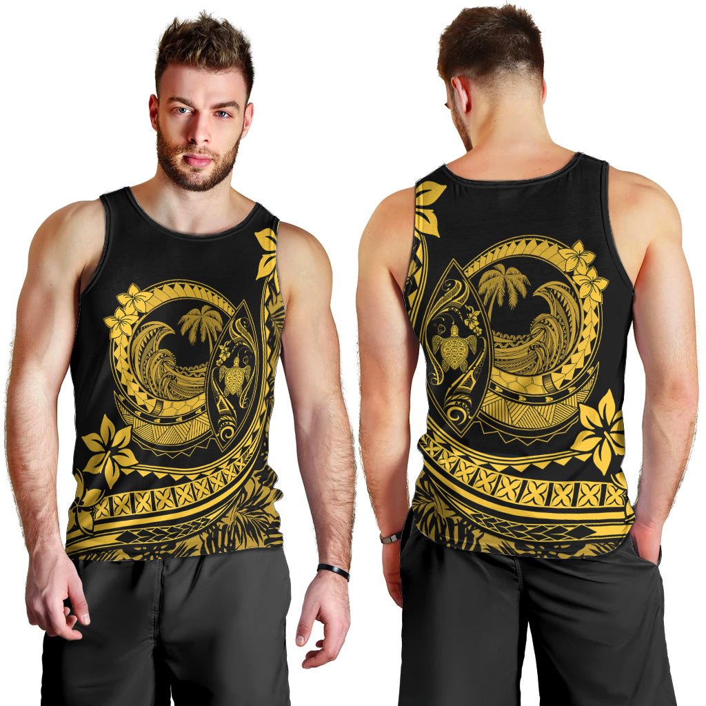 polynesian-plumeria-men-tank-top-ride-the-waves-yellow