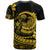 Polynesian Plumeria T Shirt Ride The Waves - Yellow - Wonder Print Shop