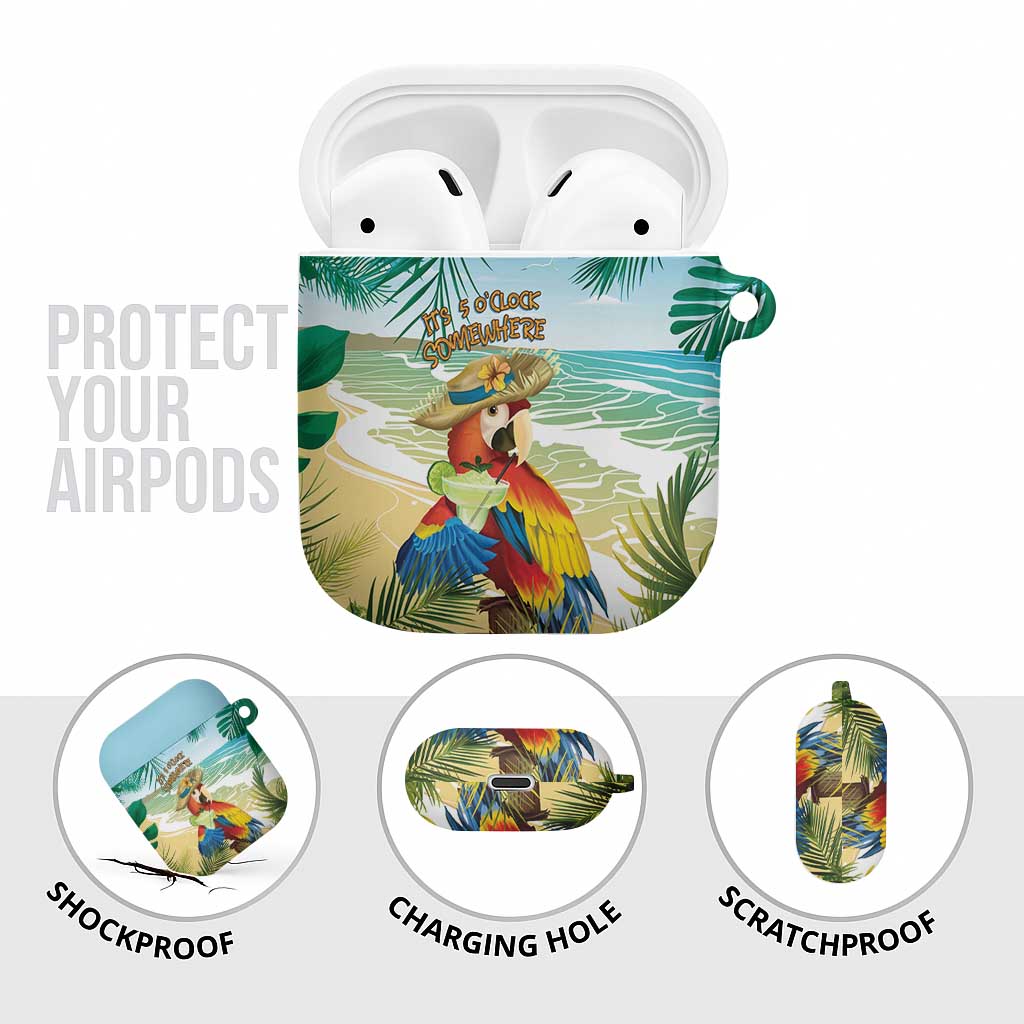 Aloha Hawaii It's 5 o'clock Somewhere AirPods Case - Wonder Print Shop