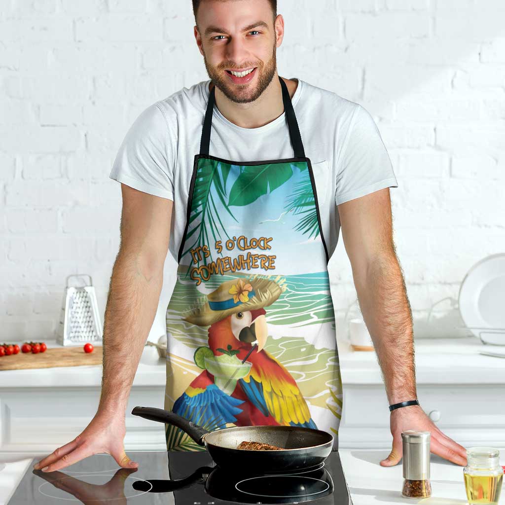 Aloha Hawaii It's 5 o'clock Somewhere Apron - Wonder Print Shop