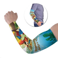 Aloha Hawaii It's 5 o'clock Somewhere Arm Sleeves - Wonder Print Shop