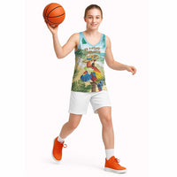 Aloha Hawaii It's 5 o'clock Somewhere Basketball Jersey - Wonder Print Shop