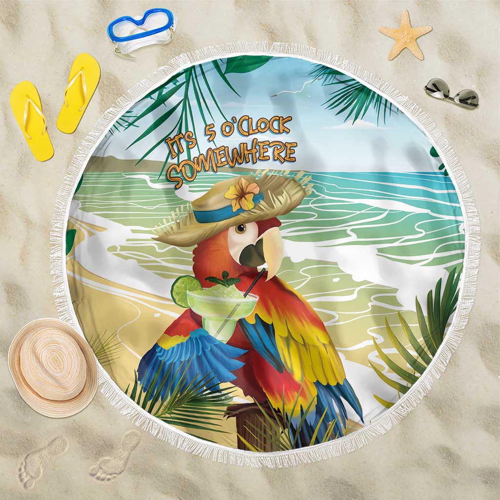 Aloha Hawaii It's 5 o'clock Somewhere Beach Blanket - Wonder Print Shop