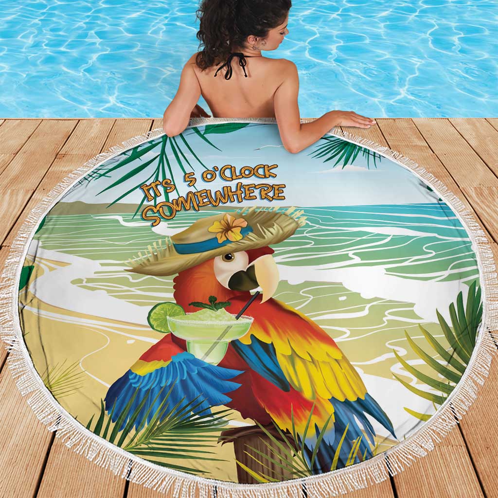 Aloha Hawaii It's 5 o'clock Somewhere Beach Blanket - Wonder Print Shop