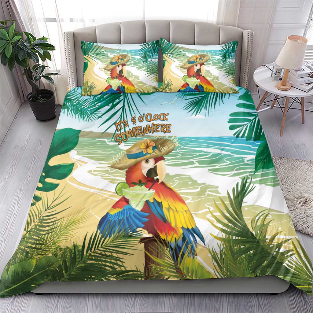 Aloha Hawaii It's 5 o'clock Somewhere Bedding Set - Wonder Print Shop