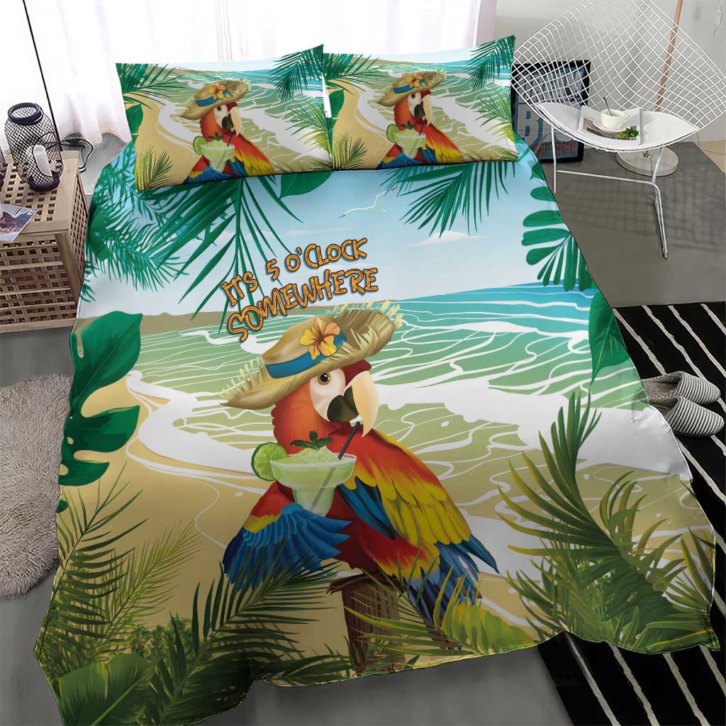 Aloha Hawaii It's 5 o'clock Somewhere Bedding Set - Wonder Print Shop
