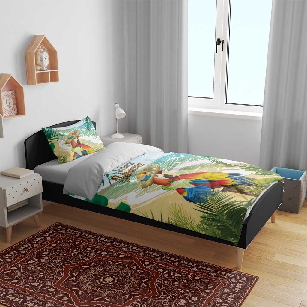 Aloha Hawaii It's 5 o'clock Somewhere Bedding Set - Wonder Print Shop