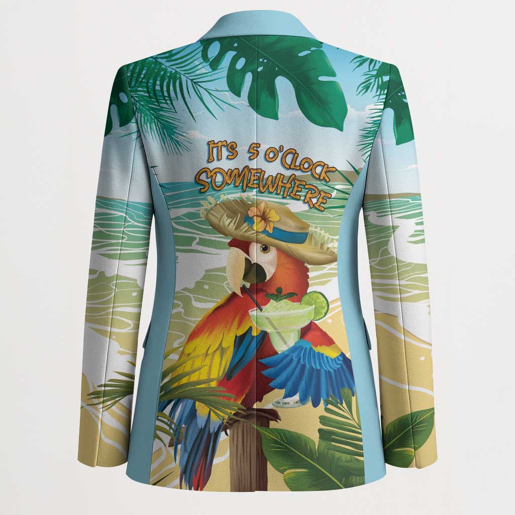Aloha Hawaii It's 5 o'clock Somewhere Blazer - Wonder Print Shop