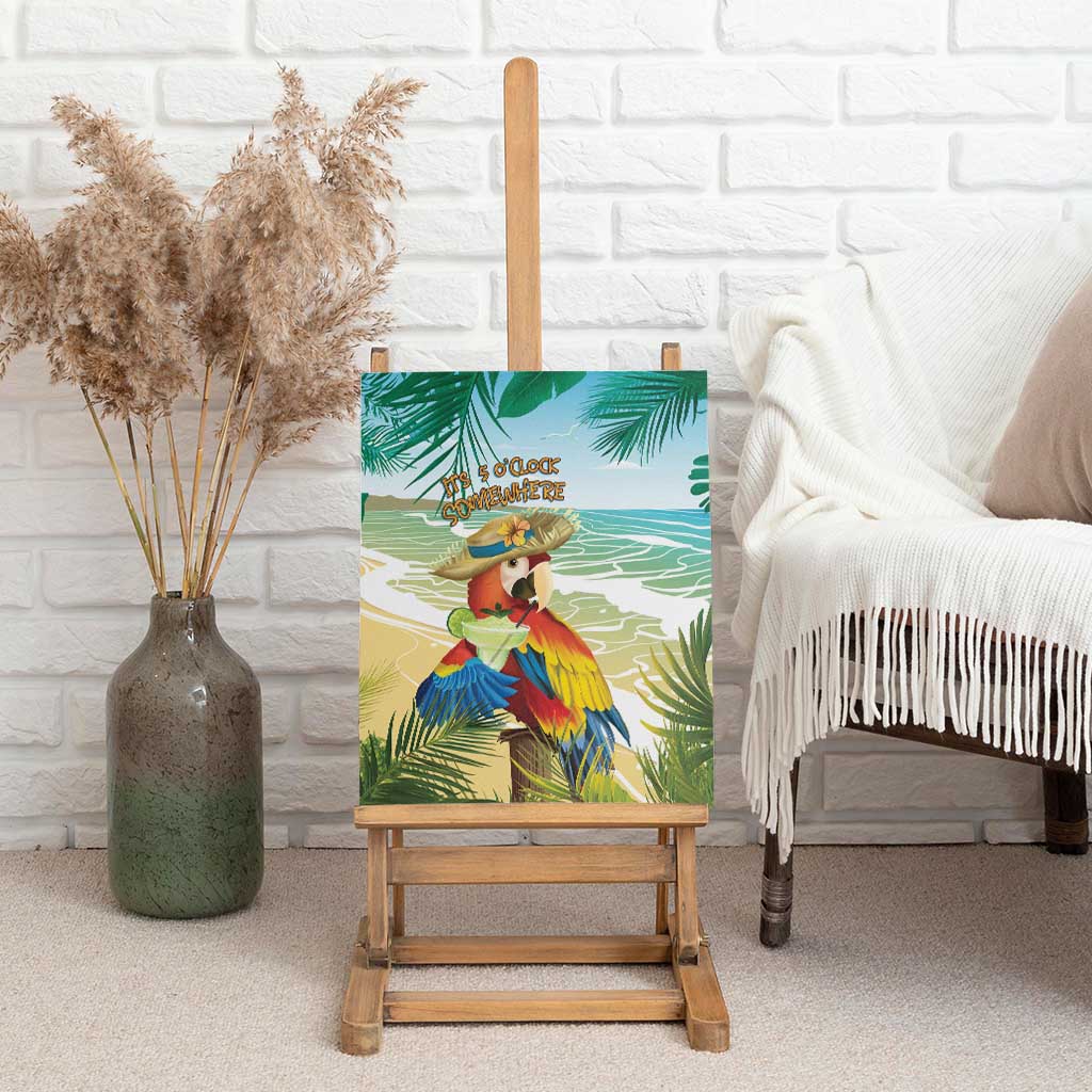 Aloha Hawaii It's 5 o'clock Somewhere Canvas Wall Art - Wonder Print Shop