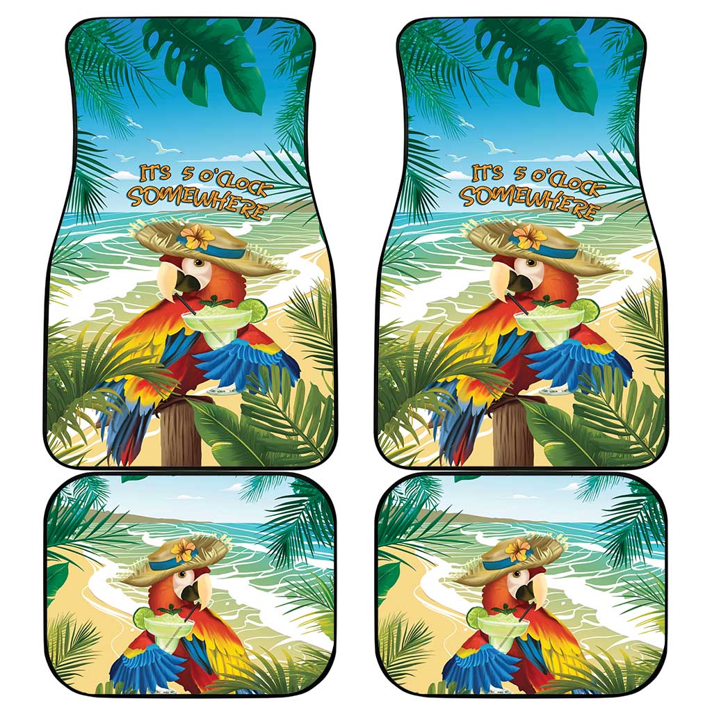 Aloha Hawaii It's 5 o'clock Somewhere Car Mats - Wonder Print Shop