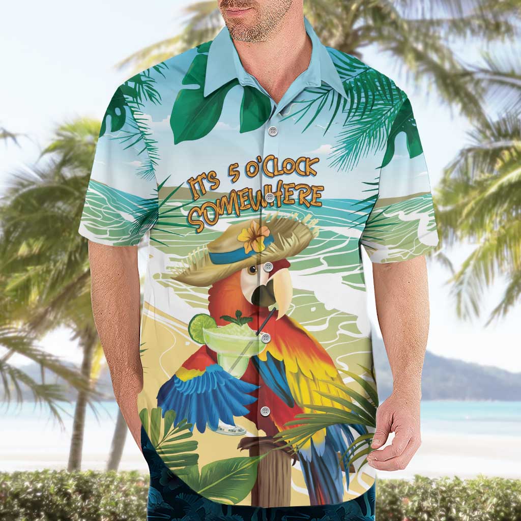 Aloha Hawaii It's 5 o'clock Somewhere Hawaiian Shirt - Wonder Print Shop