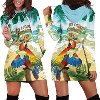 Aloha Hawaii It's 5 o'clock Somewhere Hoodie Dress - Wonder Print Shop