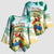 Aloha Hawaii It's 5 o'clock Somewhere Kimono Sleeve Blouse - Wonder Print Shop
