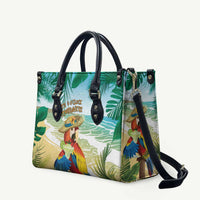 Aloha Hawaii It's 5 o'clock Somewhere Leather Bag - Wonder Print Shop