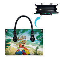 Aloha Hawaii It's 5 o'clock Somewhere Leather Bag - Wonder Print Shop