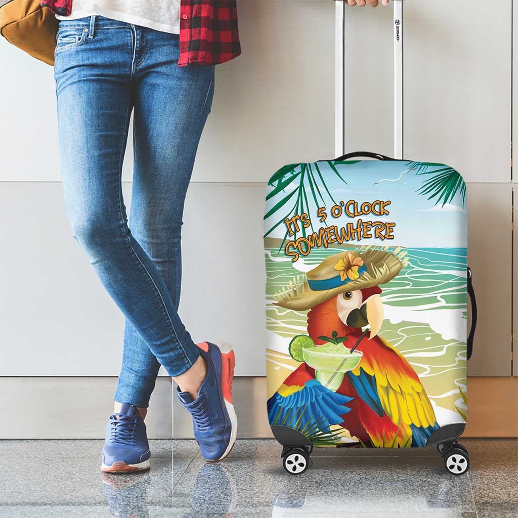 Aloha Hawaii It's 5 o'clock Somewhere Luggage Cover - Wonder Print Shop
