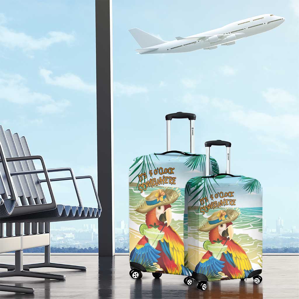 Aloha Hawaii It's 5 o'clock Somewhere Luggage Cover - Wonder Print Shop