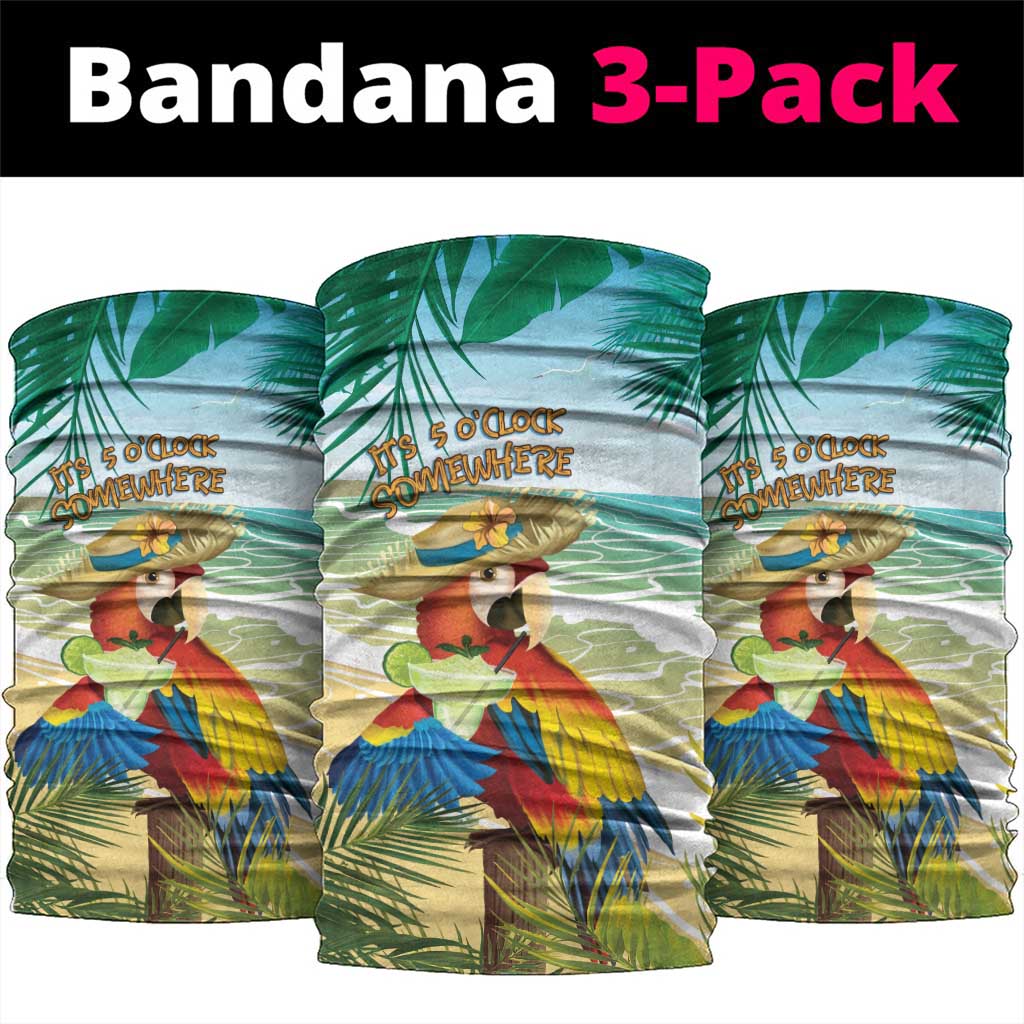 Aloha Hawaii It's 5 o'clock Somewhere Neck Gaiter - Wonder Print Shop