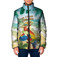 Aloha Hawaii It's 5 o'clock Somewhere Padded Jacket - Wonder Print Shop