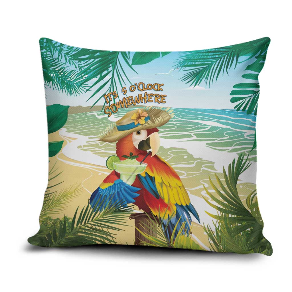 Aloha Hawaii It's 5 o'clock Somewhere Pillow Cover - Wonder Print Shop
