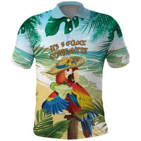 Aloha Hawaii It's 5 o'clock Somewhere Polo Shirt - Wonder Print Shop